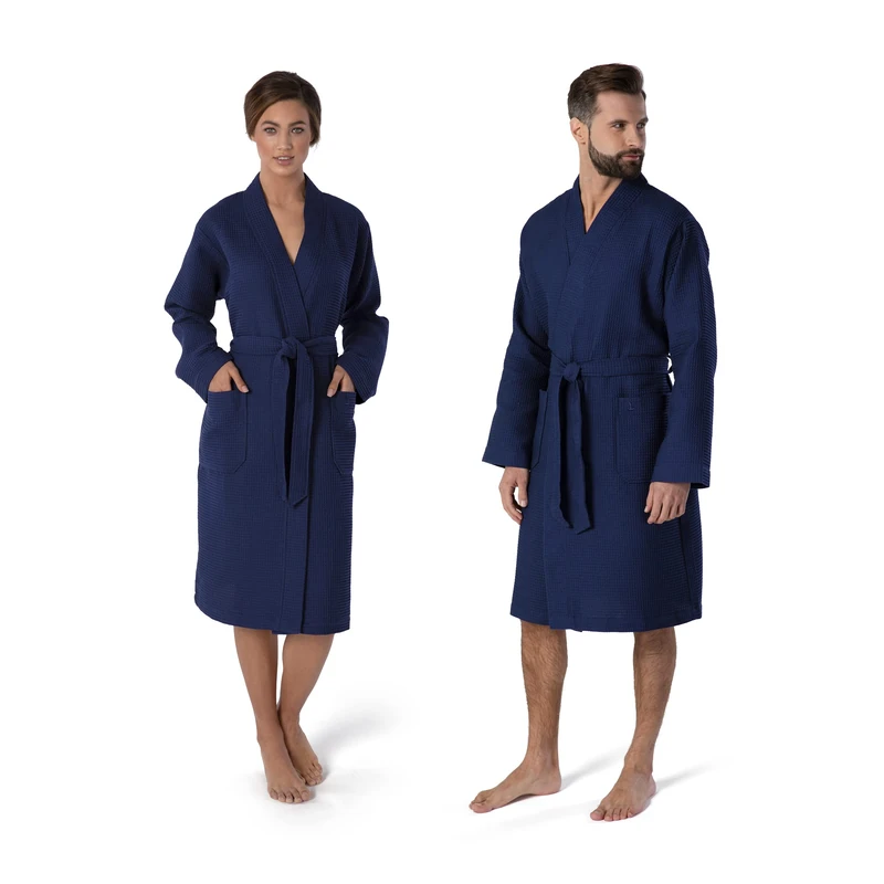 Möve kimono waffle piquée, bathrobe