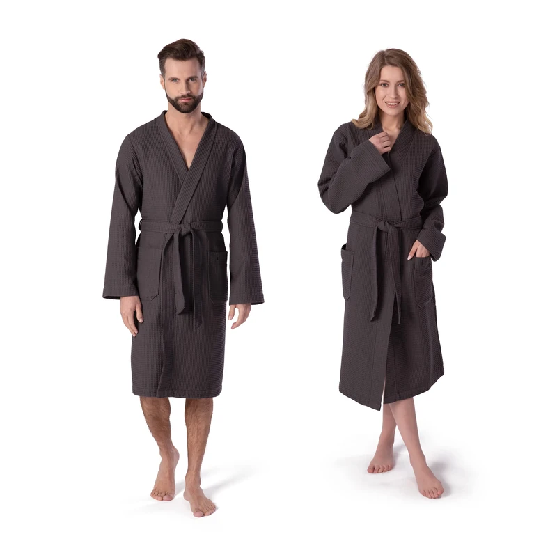 Möve kimono waffle piquée, bathrobe