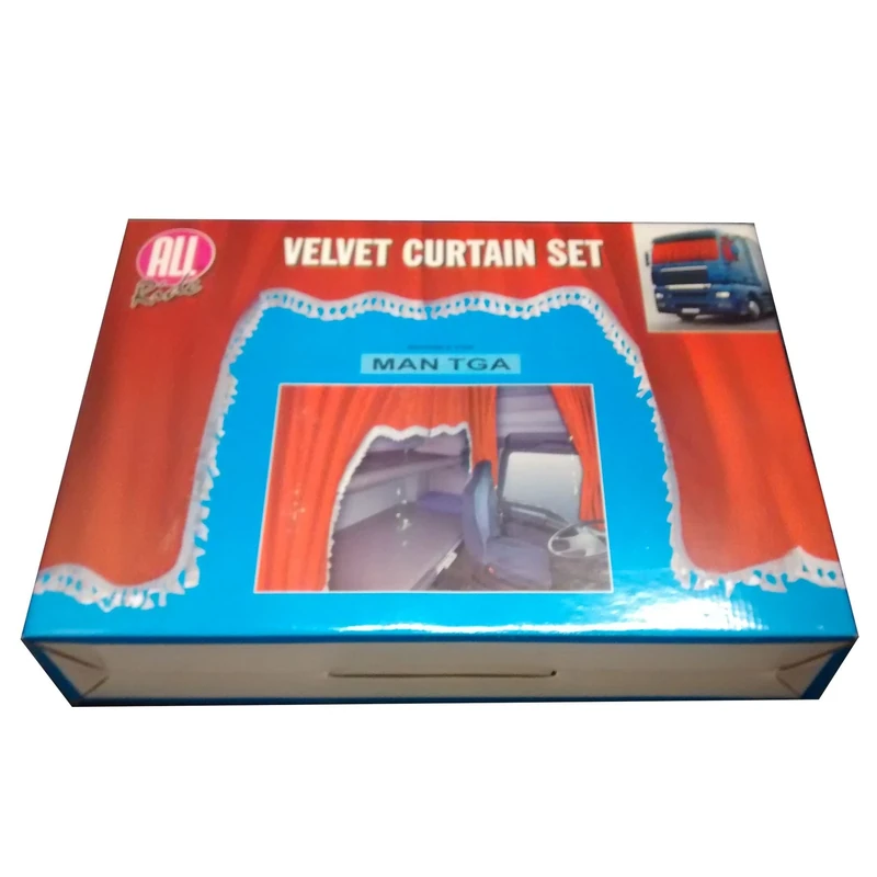 Motorola Nursery All Ride 871125236530 Velvet Truck Curtain - Image 1