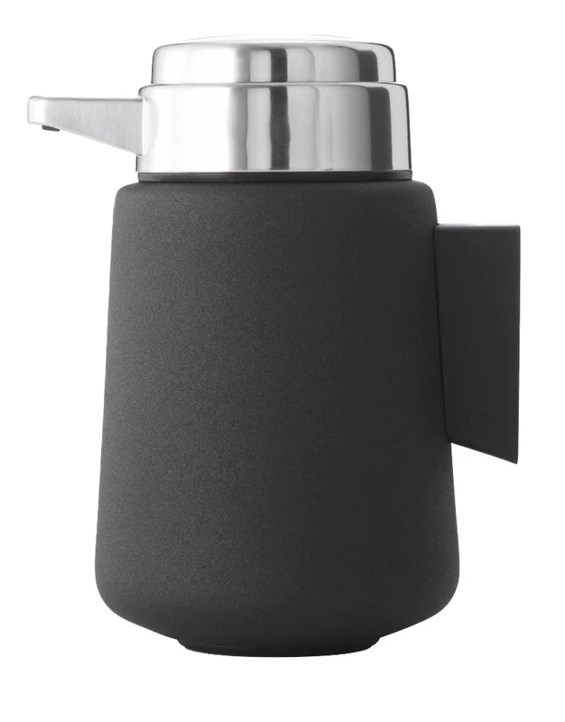 Vipp Soap Dispenser, Alloy Steel, Black, 13,7x10,9 cm - Image 1