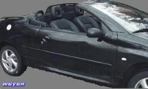Weyer Basic Line Wind Deflector compatible with Peugeot 206 CC 2000-2007