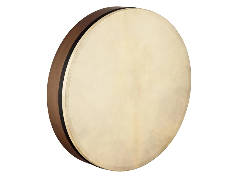 Meinl Percussion Artisan Edition Mizhar - Extra Large Hand Drum with Goat Skin - Diameter 22 Inches - Tunable - Siam Oak, Brown (AE-FD22T-D)