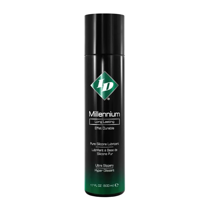 ID Millennium Silicone Anal Lube 500ml - Premium Lubrication for Easy Sex That' a Long Lasting Anal Sex Lube for Enhanced Pleasure and A Waterproof Sex Lubricant Gel for Privacy Shower and Water Play