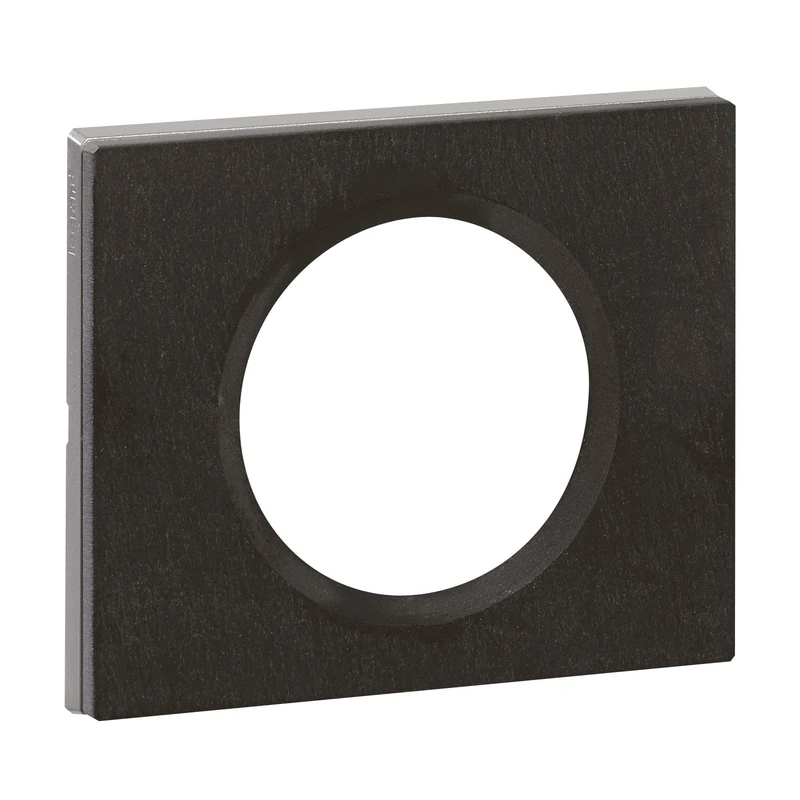 Legrand Céliane2 Single Plug Socket, Black, LEG69371