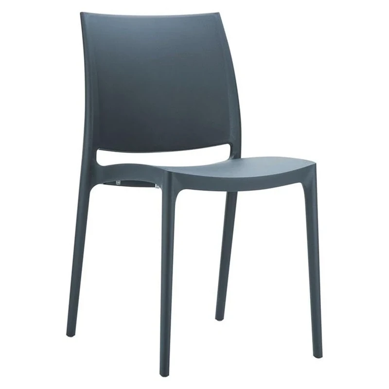 Maya Side Chair, Dark Grey (Pack 2) - Image 1