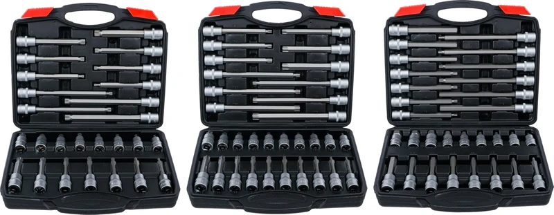BGS Diy 5186 | Bit Socket Assortment | 12.5 mm (1/2") Drive | 88 pcs. - Image 1