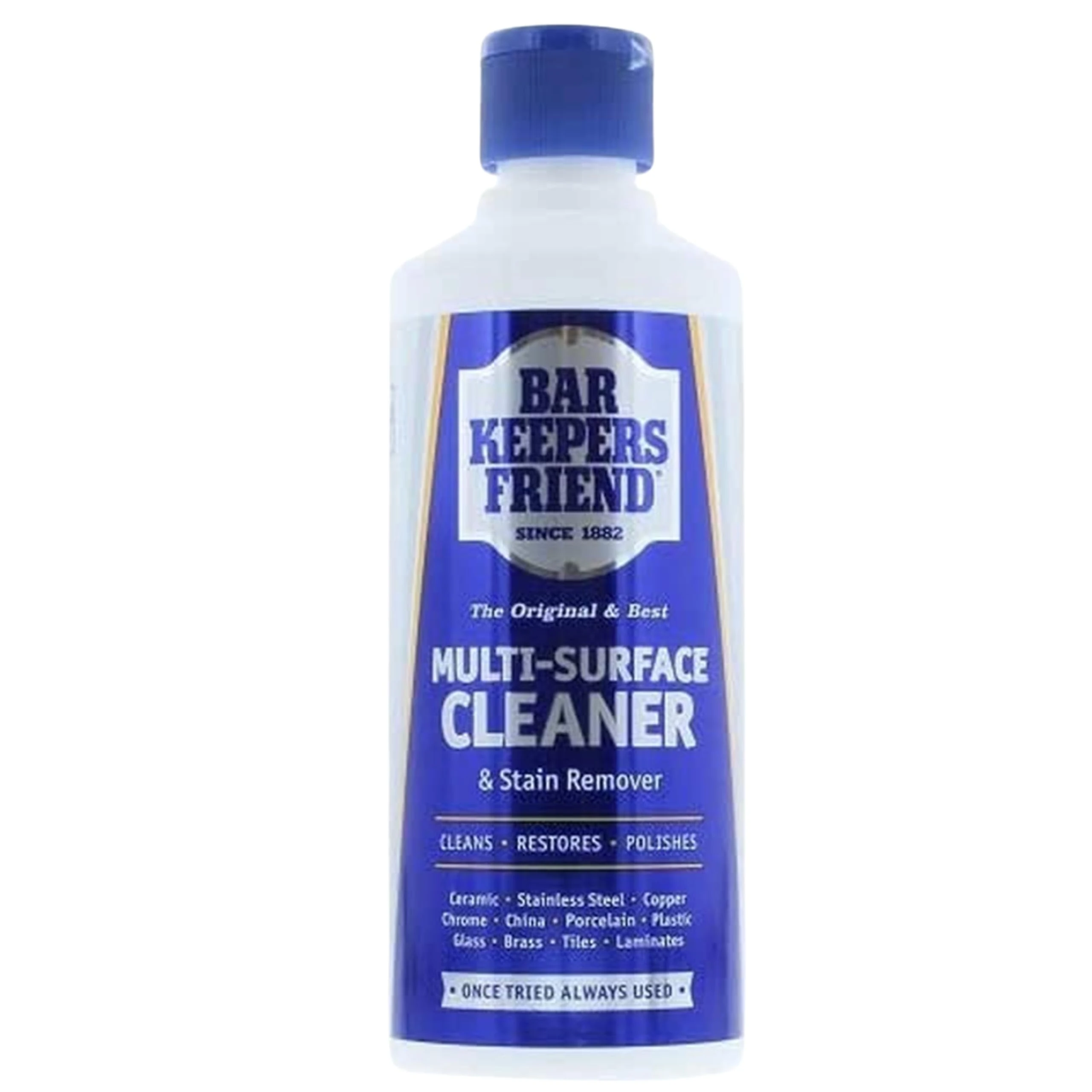 Bar Keepers Friend Original Stain Remover Powder 250g - Cleans, restores and polishes - Shifts limescale and soap scum - Suitable for a wide range of surfaces