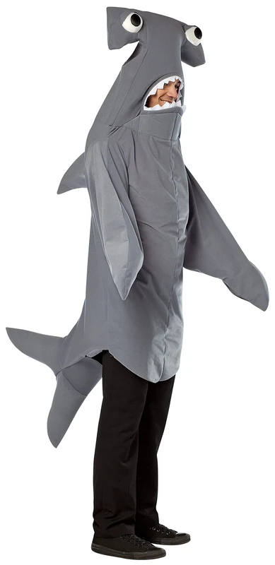 Rasta Imposta 6495 Grey Hammer Head Shark Costume (Standard)