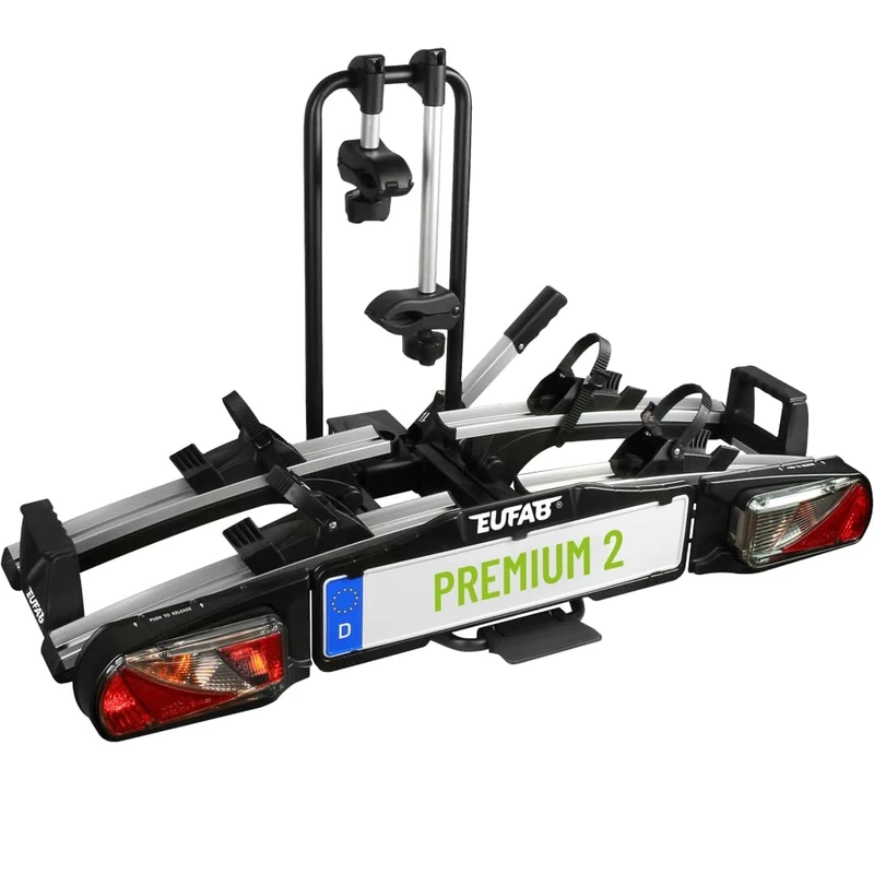 EUFAB 11521 Premium 11 Rear Carrier for Tow Bar Attachment