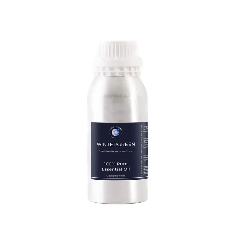 Mystic Moments | Wintergreen Essential Oil 1Kg - Pure & Natural Oil for Diffusers, Aromatherapy & Massage Blends Vegan GMO Free