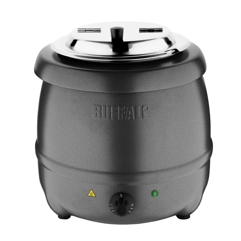 Buffalo Commercial Electric Soup Kettle 10L 375x330mm, Graphite Grey