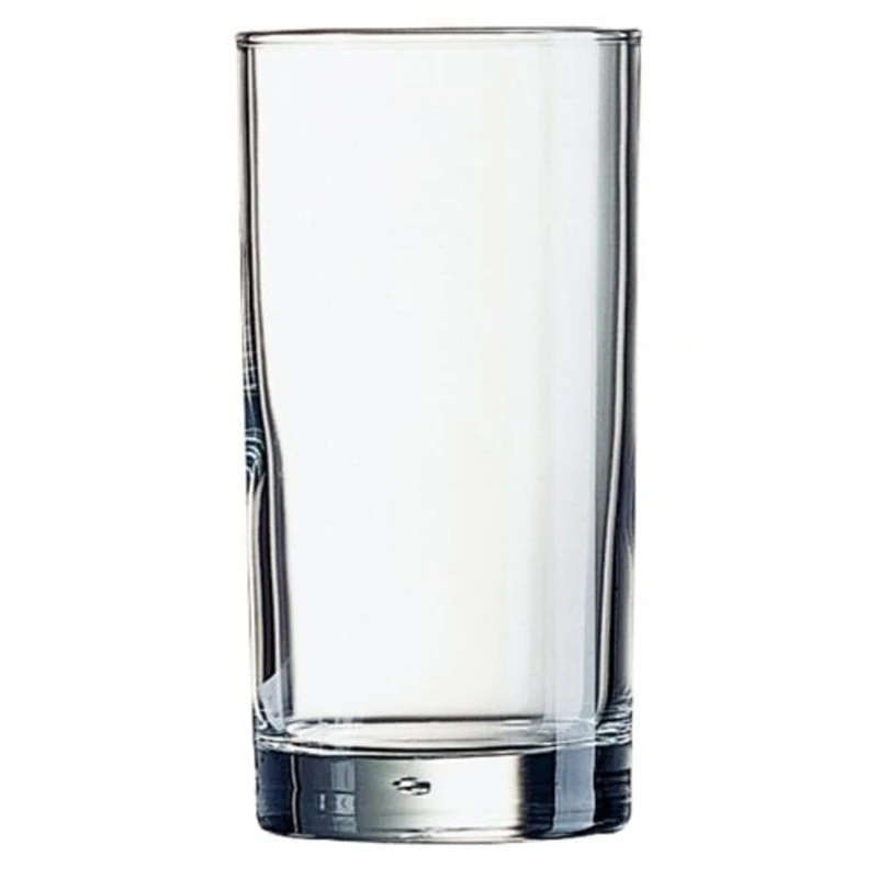Hi-Ball Tumbler 285ml (10oz/0.5 pint). CE. Box Quantity: 48. Nucleated glass.