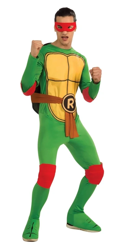 Rubies I-887250XL Teenage Mutant Ninja Turtles Adult Raphael and Accessories Costume, Cartoon, Green, X-Large