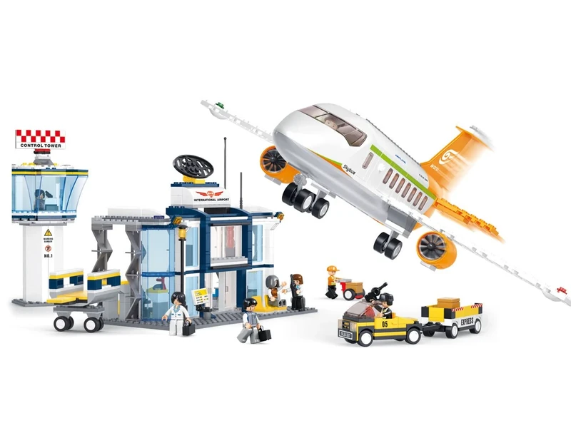 Sluban SlubanM38-B0367 Airport Building Bricks Set