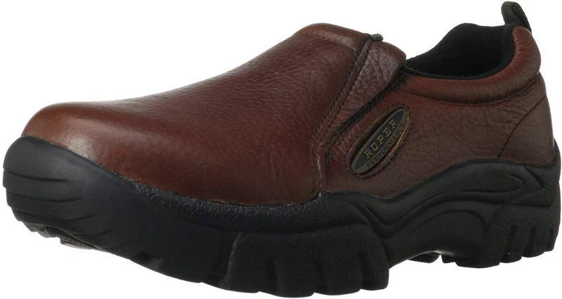 Roper Men's Performance Slip on Shoes Moccasin, Brown, 9 UK