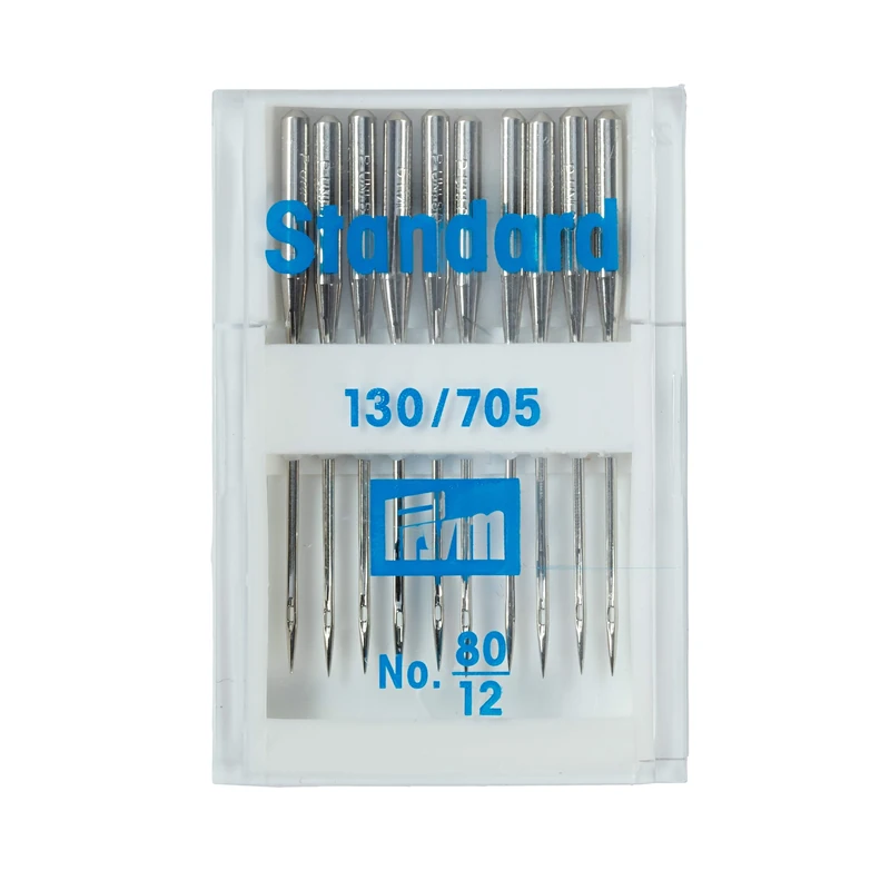 Prym 152285 Sewing Machine Needles 287(690) Round Piston 90 Silver Colour