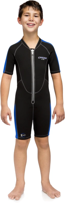 CRESSI Kids Lido Wetsuit Shortie Suit - Dark/Blue, X-Small