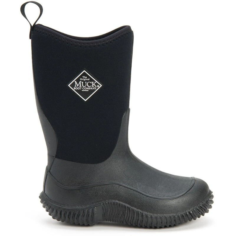 Muck Boots Unisex Hale Pull On Waterproof Wellington Boot, Black, 1