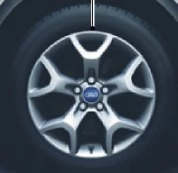 Ford 1555480 Genuine Alloy Wheel, 17-inch