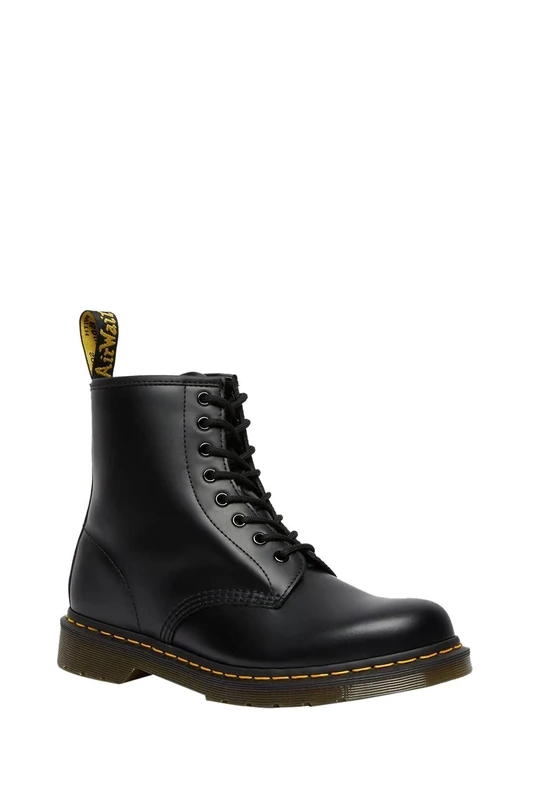 Dr. Martens Men's 8 Eye Boots - Black Greasy, 6.5 UK