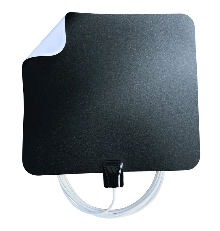 Winegard FL5500A FlatWave Amped Digital HD Indoor Amplified TV Antenna (4K Ready/ATSC 3.0 Ready/High-VHF/UHF), 60 Mile Long Range