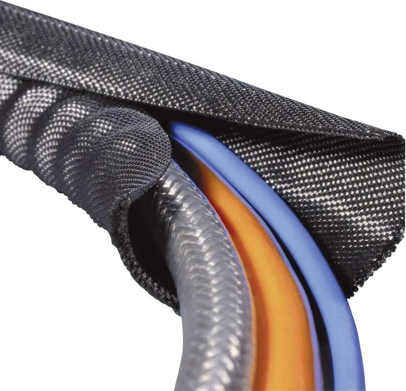 HellermannTyton (VE2m) 170-01017 Twist-in 32 Braided Hose Black Polyester 29 to 32 mm 2 m