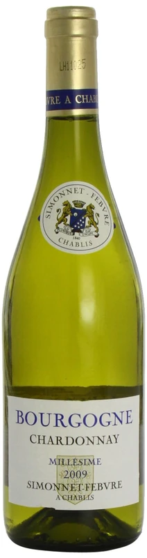 Simonnet-Febvre Wine Bourgogne Chardonnay 2012 75cl (Case of 6) - Image 1