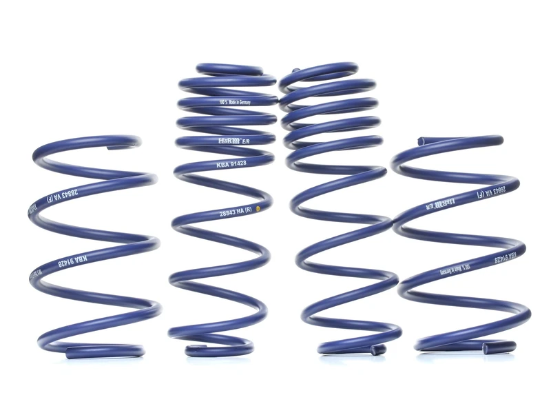 H&R Lowering Springs compatible with Seat Leon/Volkswagen Golf VII Sedan 2WD from 931kg FA-Load 2012- FA35/RA35mm