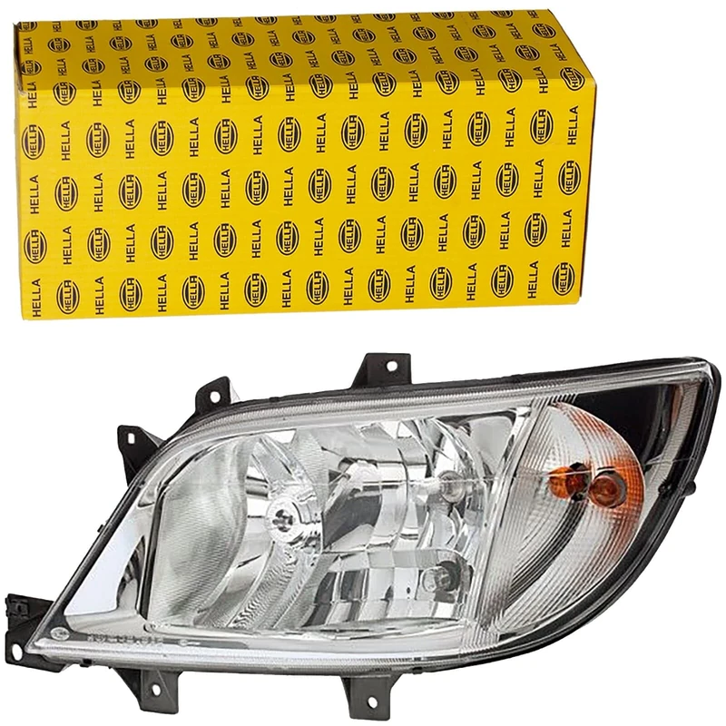 HELLA 1LH 246 047-031 Halogen-Headlight - ECE - for left-hand traffic - Left Front
