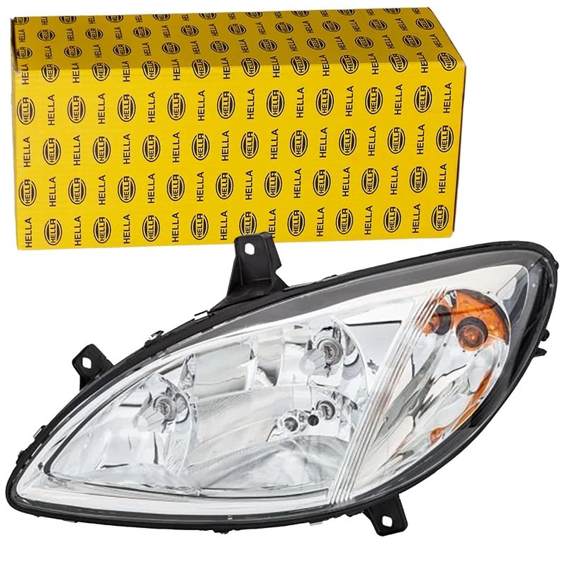 HELLA 1LG 246 041-031 Halogen-Headlight - ECE - for left-hand traffic - Left Front