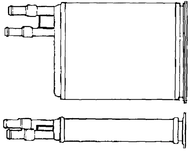 Hella 8FH 351 313-171 Copper Heat Exchanger