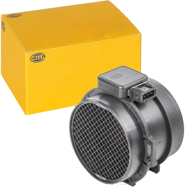 HELLA 8ET 009 142-341 Air Mass Sensor - 3-pin connector - Pipe-neck