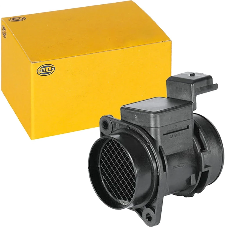 HELLA 8ET 009 142-391 Air Mass Sensor - 6-pin connector - Bolted