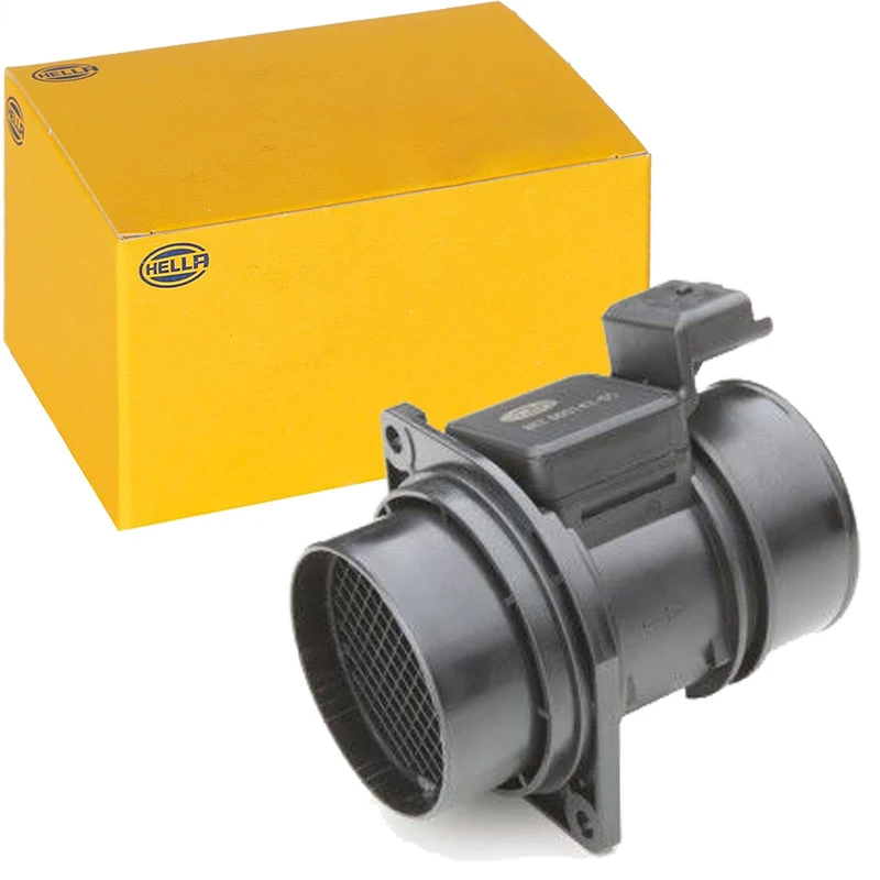 HELLA 8ET 009 142-651 Air Mass Sensor - 6-pin connector - Bolted