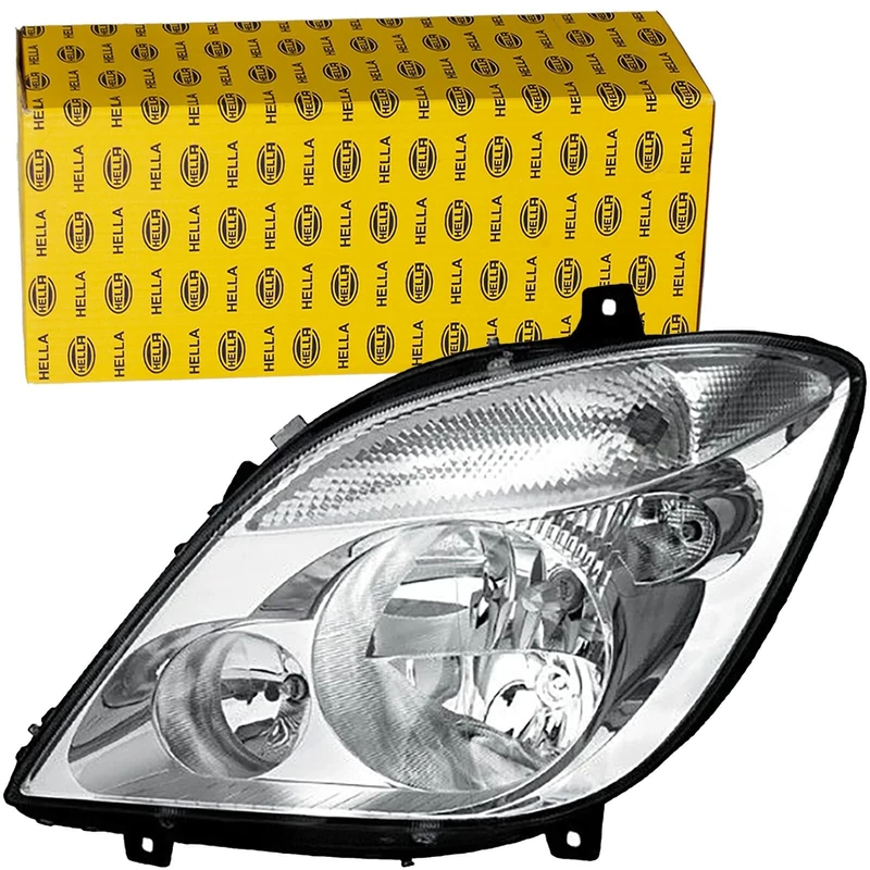 HELLA 1LB 247 012-031 Halogen/FF-Headlight - ECE - for left-hand traffic - Left Front