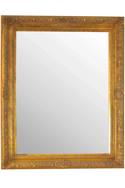 Large Gold Ornate Antique Design Big Wall Mirror 4ft2x3ft4 (127cmx102cm)