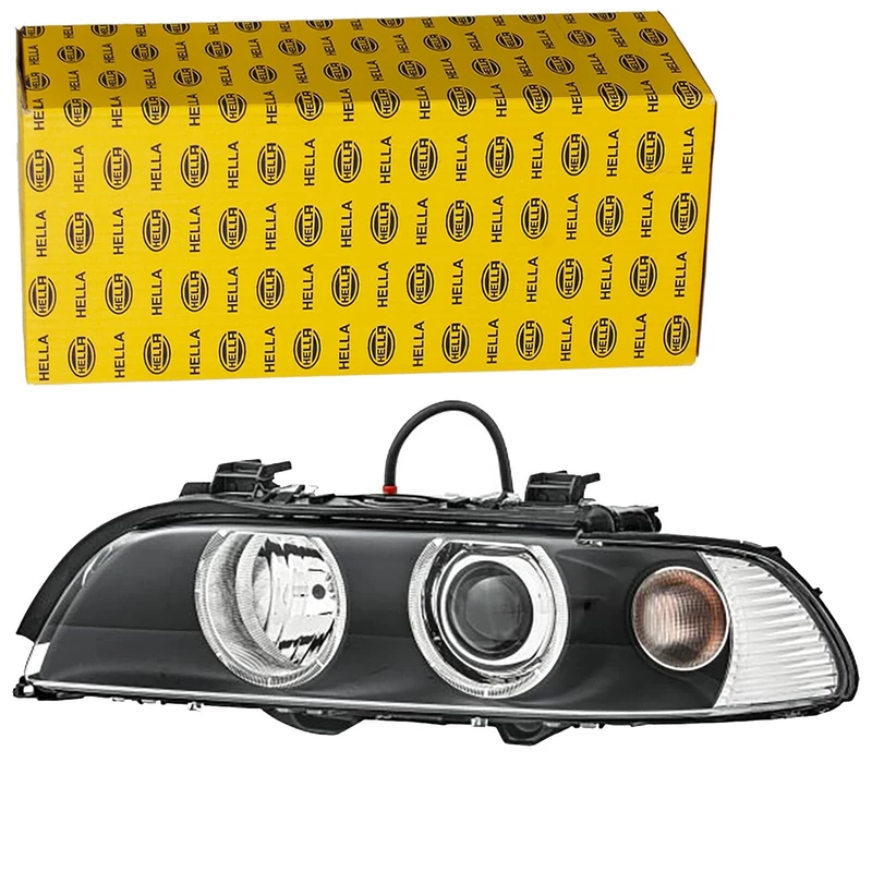 HELLA 1LL 008 052-591 DE/Halogen/Xenon-Headlight - ECE - for left-hand traffic - Left Front