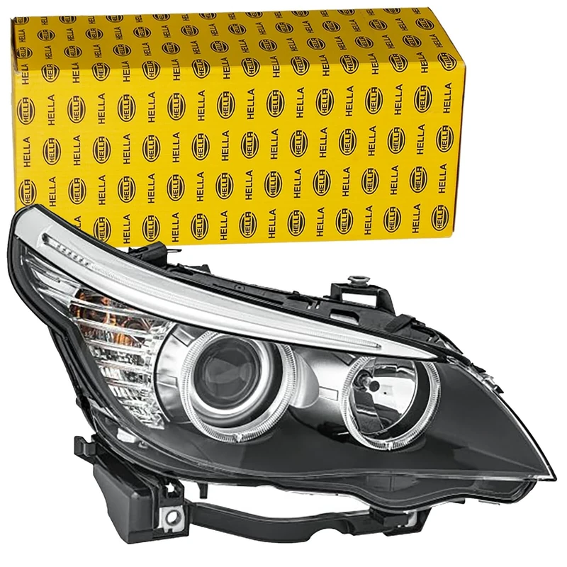 HELLA 1LL 009 449-041 Halogen/DE-Headlight - ECE - for left-hand traffic - Right Front