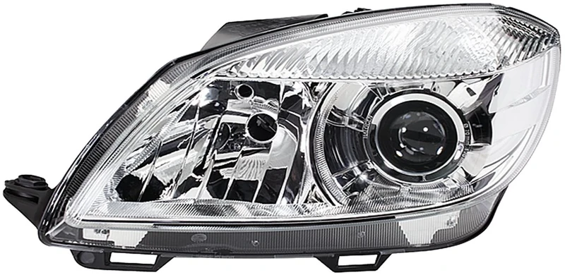 HELLA 1LL 010 417-391 Halogen/DE/FF-Headlight - ECE - for left-hand traffic - Left Front
