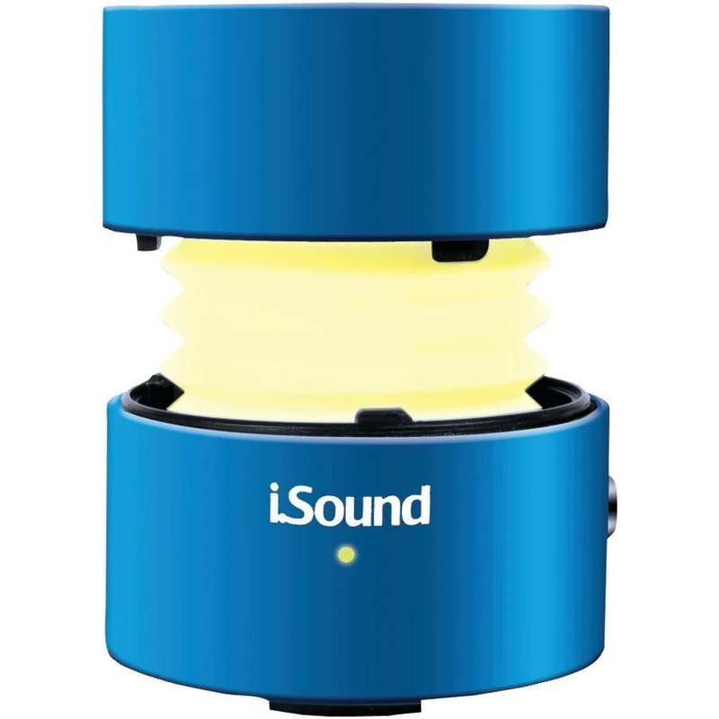 iSound ISOUND-5315 Fire Waves Bluetooth Rechargeable Portable Speaker and Speakerphone for iPod - Black