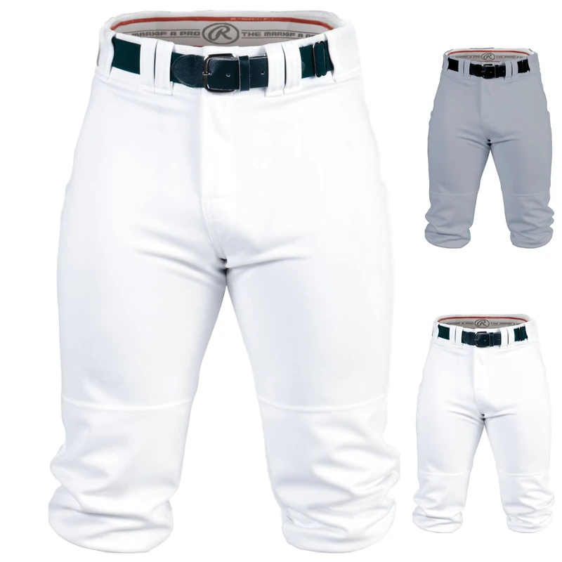 Rawlings PRO 150 Series Game/Practice Baseball Pant | Adult | Solid Color | Knicker Fit White