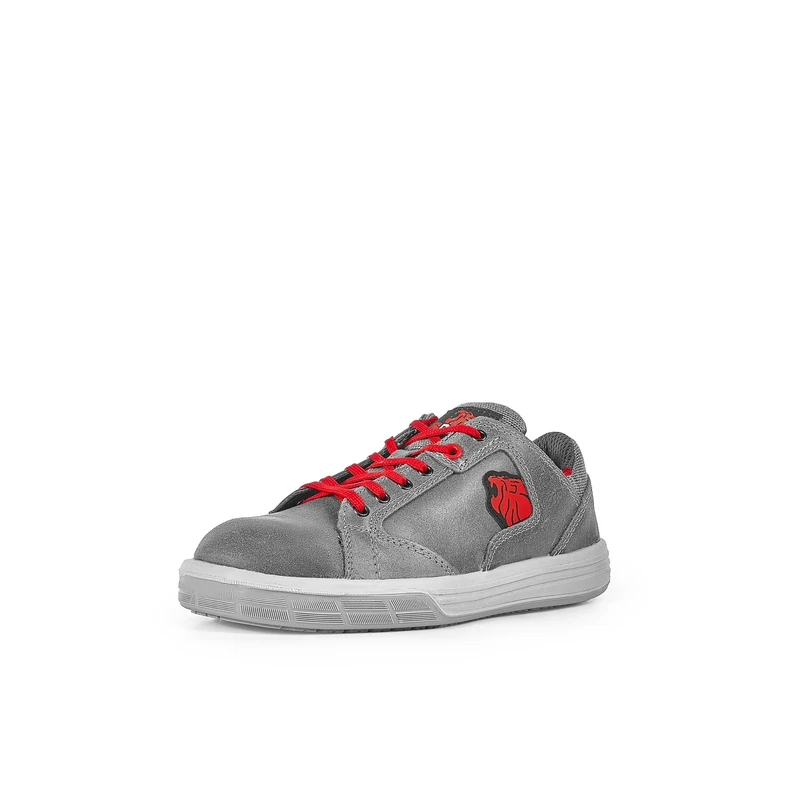 U-Power SN20044-39 "Forest" Safety Shoes, S3 SRC, Size 5, Grey/Red - EN safety certified