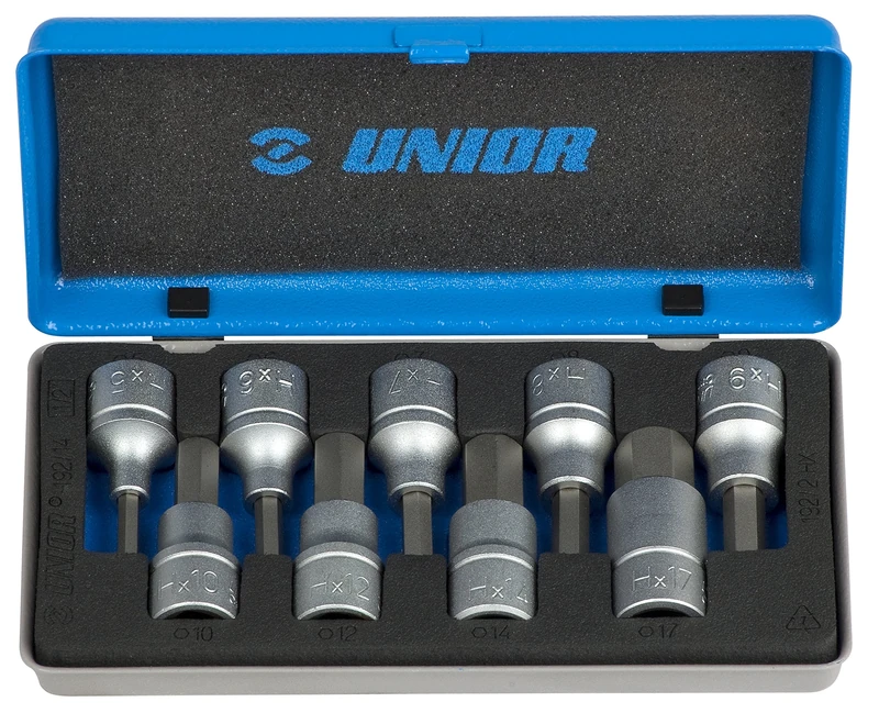 Unior Screwdriver Bit Set in Metal Case 1/2 Inch 1 Piece 192/14 - Image 1