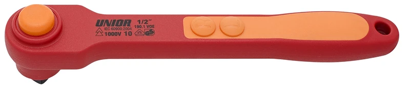 Unior 190.1vde Reverse Ratchet 1/2 Inch, Fully Insulated, 275 mm