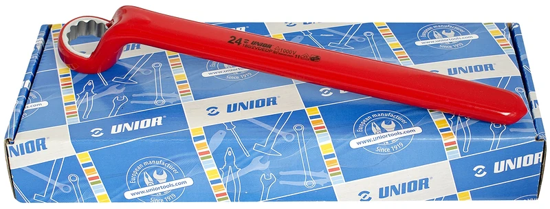 Unior Wrench, 180/2VDEDPCB, Fully Insulated, in Box, Set of 1