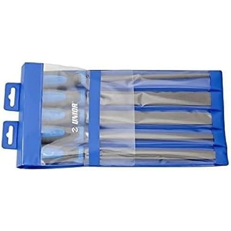 UNIOR 619467 – Set of 5 Files in Cardboard Box 150 mm 762/5B Series
