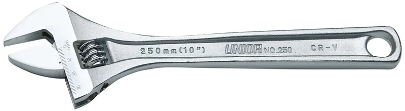 Unior 250/1 Single Open-End Spanner, Adjustable, 600 mm
