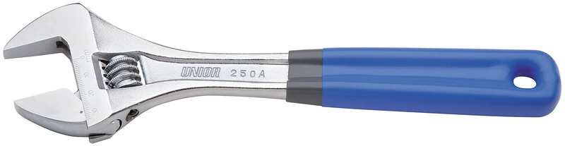 Unior 250/1ADP Single Open-End Spanner, Adjustable, 380 mm