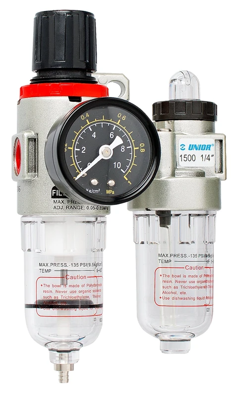 Unior 1500 Compressed Air Filter Regulator Including 1/4 Inch - Image 1