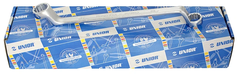 Unior Double Ended Ring Spanner Set, Deep Offset in Box, 1 Piece, 180/1CB